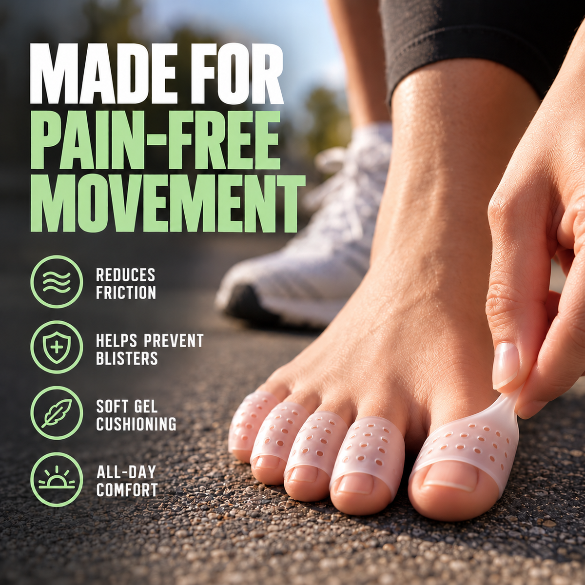 ANTI-CHAFE TOE SLEEVES