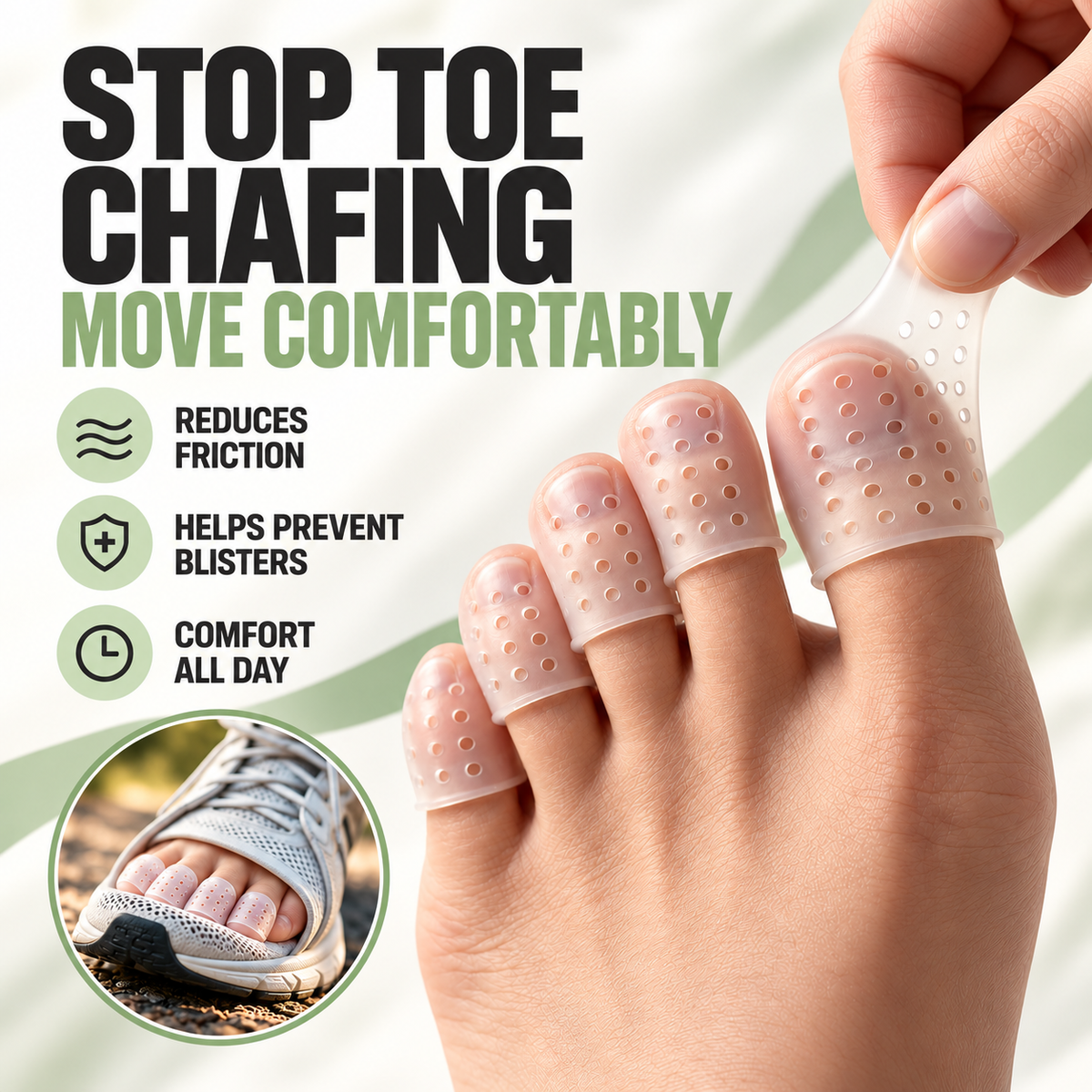 ANTI-CHAFE TOE SLEEVES